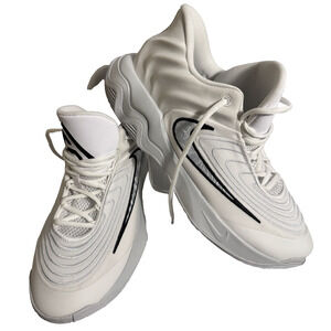Nike Giannis 4 Athletic Shoes - White/Black/Gray Pure Platinum Men’s Size 11.5